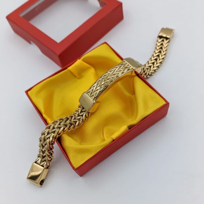 Men's Chain Bracelet- Gold